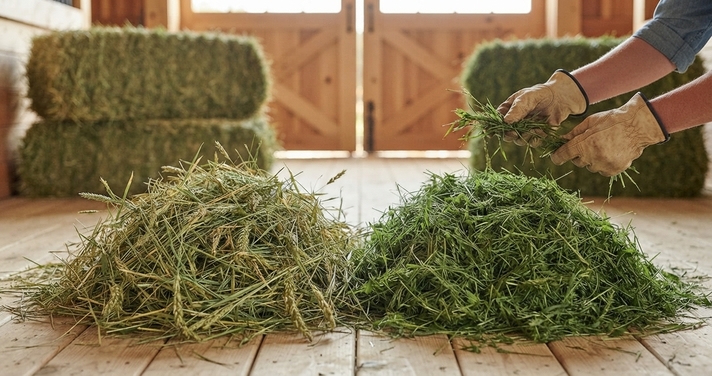 First Cut Hay vs. Second Cut Hay